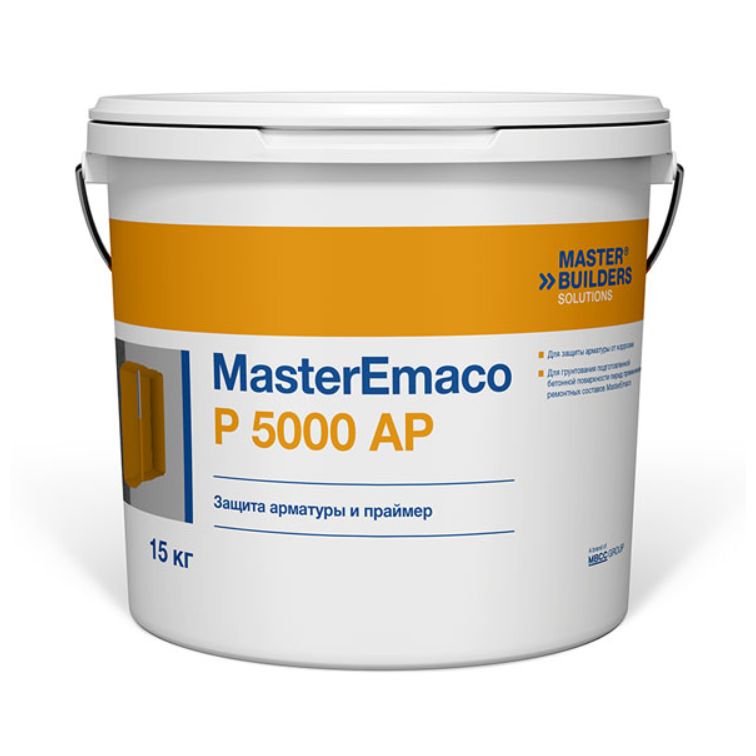 Антикоррозийное покрытие Master Builders Solutions MasterEmaco P 5000 AP 15...