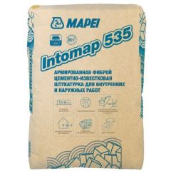 Штукатурка цементно-известковая Mapei Intomap 535 25 кг