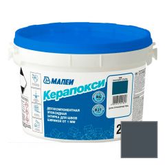 Затирка эпоксидная Mapei (Мапей) Керапокси двухкомпонентная 114 Антрацит 2 кг
