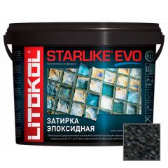 Затирка эпоксидная Litokol Starlike Evo S.145 Nero Carbonio 5 кг