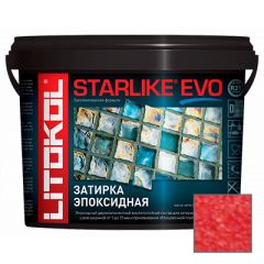 Затирка эпоксидная Litokol Starlike Evo S.550 Rosso Oriente 5 кг