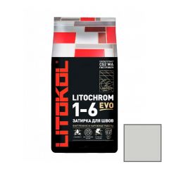 Затирка цементная Litokol Litochrom 1-6 Evo LE.100 пепельно-белая 25 кг