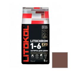 Затирка цементная Litokol Litochrom 1-6 Evo LE.240 венге 5 кг
