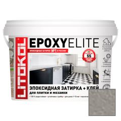 Затирка эпоксидная Litokol EpoxyElite E.05 Серый базальт 1 кг