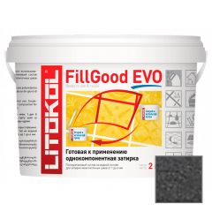 Затирка полиуретановая Litokol FillGood EVO F.140 Nero Grafite 2 кг