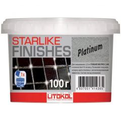 Добавка для затирок Litokol Starlike Platinum 100 г