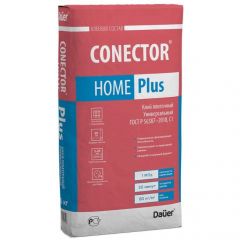 Клей для плитки Dauer (Дауэр) Conector Home Plus Универсальный серый (класс С1) 25 кг