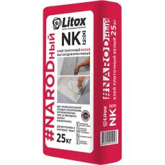 Клей плиточный ЛИТОКС NK Pro С2ТЕS1 белый 25 кг