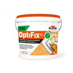 Клей для плитки Glims OptiFix с гидроизоляционным эффектом 5 кг