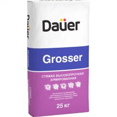 Ровнитель стяжка пола Dauer (Дауэр) Grosser высокопрочный армированный 25 кг