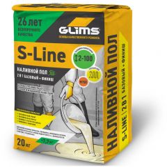 Базовая смесь наливной пол Glims S-Line универсальный 20 кг