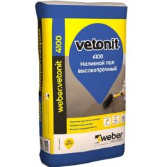 Самовыравнивающийся наливной пол Weber-Vetonit 4100 20 кг