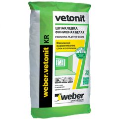 Шпатлевка полимерная Weber-Vetonit KR белый 20 кг