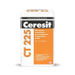 Шпатлевка цементно-известковая Ceresit CT 225 белый 25 кг