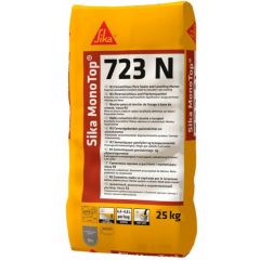 Шпатлевка цементная Sika MonoTop-723 N для выравнивания и финишной отделки серый 25 кг