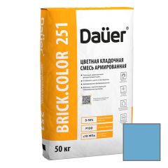 Смесь кладочная цветная Dauer (Дауэр) Brick.Color 251 для кирпича армированная Синий 50 кг