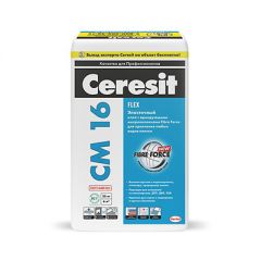 Клей для плитки эластичный Ceresit CM 16 25 кг