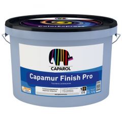 Краска фасадная силиконовая Caparol Capamur Finish Pro влагостойкая матовая база 1 белая 10 л