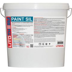 Краска декоративная Litokol Litotherm Paint Sil силиконовая белая база 1 20 кг
