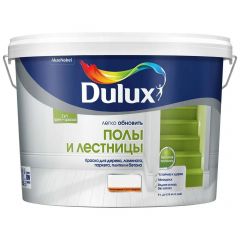Грунт-краска Dulux для пола легко обновить пола и лестницы полуглянцевая база BC 9 л
