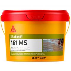 Жестко-эластичный клей для деревянных напольных покрытий Sika Sikabond 161 MS 15 кг