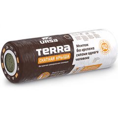 Теплоизоляция Ursa Terra Скатная крыша 4500х1200х100 мм 1 шт (20 кг/м3; 0,540 м3; 5,4 м2)