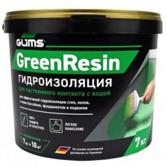Многоцелевой эластичный герметик Glims GreenResin 7 кг