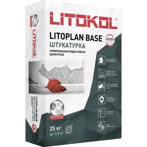 Штукатурка цементная Litokol Litoplan Base универсальная 25 кг