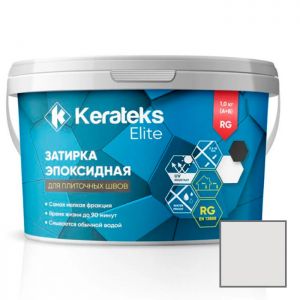 Затирка эпоксидная двухкомпонентная Kerateks Elite №51 Светло-серый 1 кг