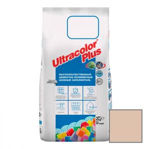 Затирка цементная Mapei Ultracolor Plus №160 магнолия 2 кг