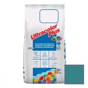 Затирка цементная Mapei Ultracolor Plus №171 бирюзовая 2 кг