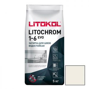 Затирка цементная Litokol Litochrom 1-6 Evo LE.205 жасмин 5 кг