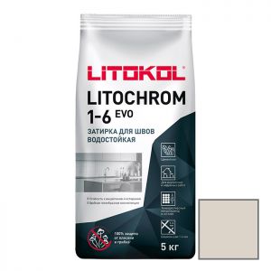 Затирка цементная Litokol Litochrom 1-6 Evo LE.210 карамель 5 кг