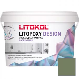 Затирка эпоксидная колеруемая Litokol Litopoxy Design LD088 1 кг