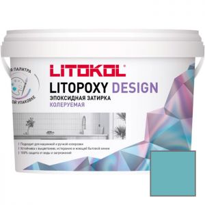 Затирка эпоксидная колеруемая Litokol Litopoxy Design LD116 1 кг