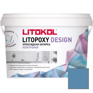 Затирка эпоксидная колеруемая Litokol Litopoxy Design LD125 1 кг