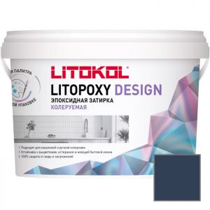 Затирка эпоксидная колеруемая Litokol Litopoxy Design LD128 1 кг
