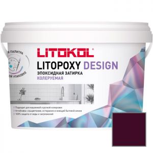 Затирка эпоксидная колеруемая Litokol Litopoxy Design LD158 1 кг
