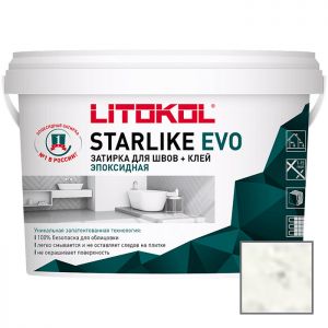 Затирка эпоксидная Litokol Starlike Evo S.200 Avorio 1 кг