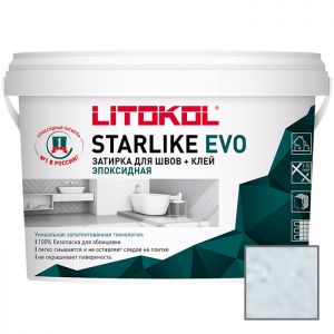 Затирка эпоксидная Litokol Starlike Evo S.300 Azzurro Pastello 1 кг