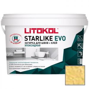 Затирка эпоксидная Litokol Starlike Evo S.600 Giallo Vaniglia 1 кг