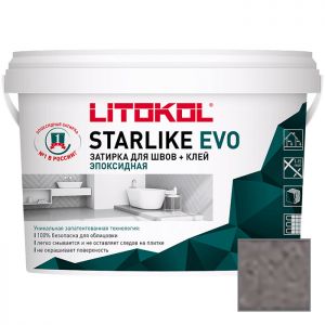 Затирка эпоксидная Litokol Starlike Evo S.125 Grigio Cemento 1 кг