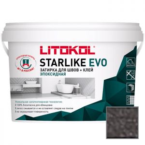 Затирка эпоксидная Litokol Starlike Evo S.140 Nero Grafite 1 кг