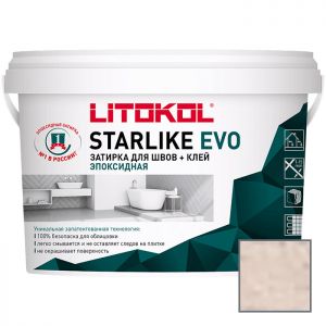 Затирка эпоксидная Litokol Starlike Evo S.500 Rosa Cipria 1 кг