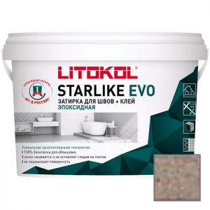 Затирка эпоксидная Litokol Starlike Evo S.225 Tabacco 1 кг