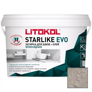 Затирка эпоксидная Litokol Starlike Evo S.215 Tortora 1 кг