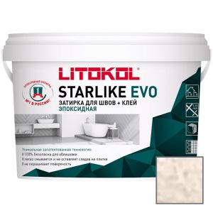 Затирка эпоксидная Litokol Starlike Evo S.205 Travertino 1 кг