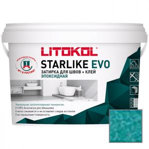 Затирка эпоксидная Litokol Starlike Evo S.410 Verde Smeraldo 1 кг