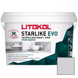 Затирка эпоксидная Litokol Starlike Evo S.700 Crystal 1 кг