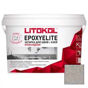 Затирка эпоксидная Litokol EpoxyElite E.03 Жемчужно-серый 1 кг